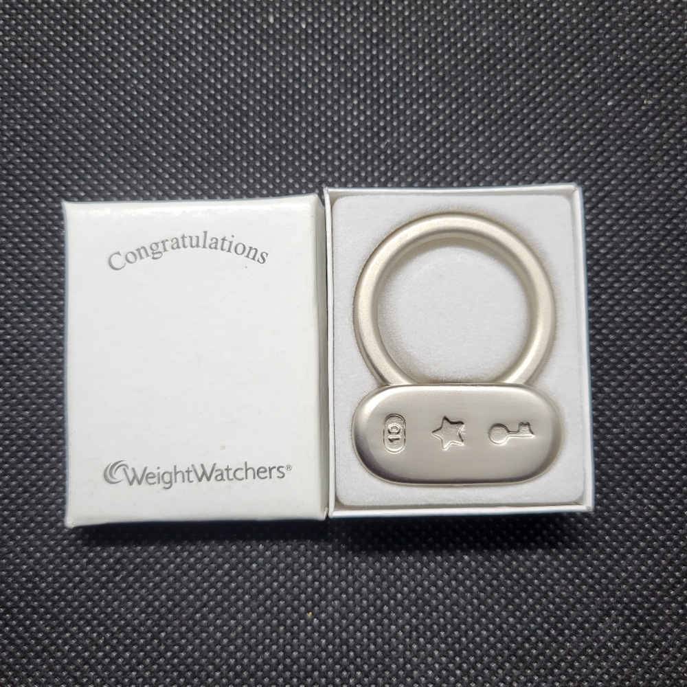 Weight Watchers 10lb Loss Keychain Ring